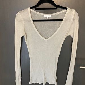 Community by aritzia Cream Longsleeve - size XS